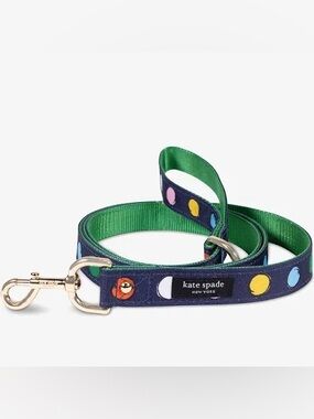 Kate Spade New York Polka Dot 54” Dog Leash Designer Pet Leash NWT